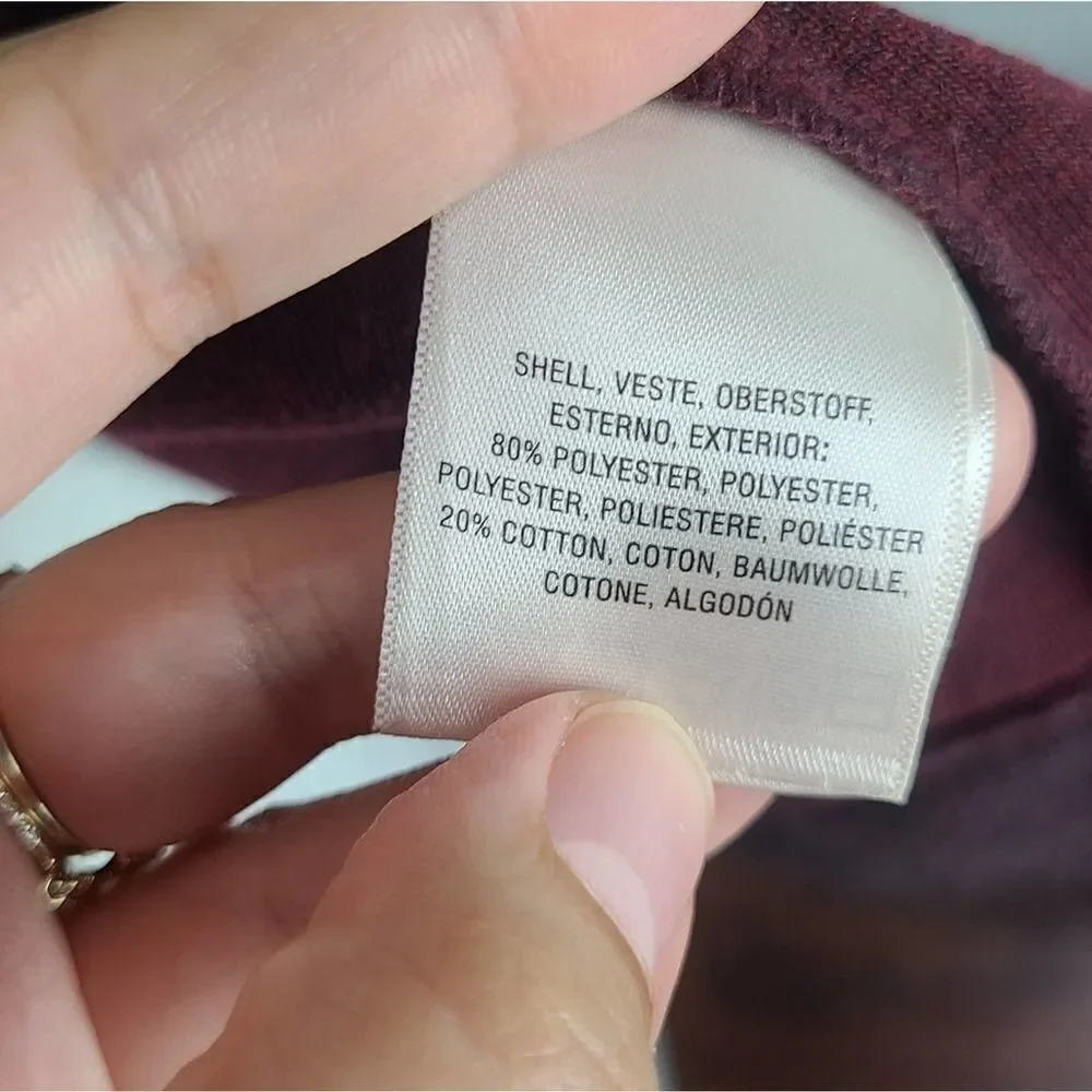 Lilka Women's Burgundy Solid Blazer Size Medium‎